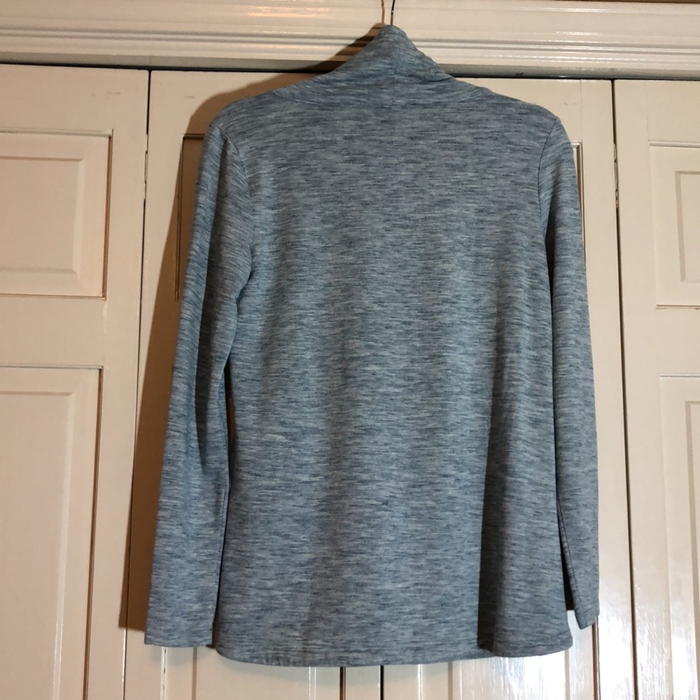 Talbots Sweatshirt Lightweight Drawstring Neck Bl… - image 4
